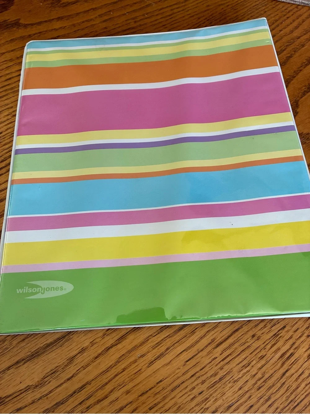 Vintage Wilson Jones 3-Ring Binder & Matching Binder Apps Elastic Tool Band Set